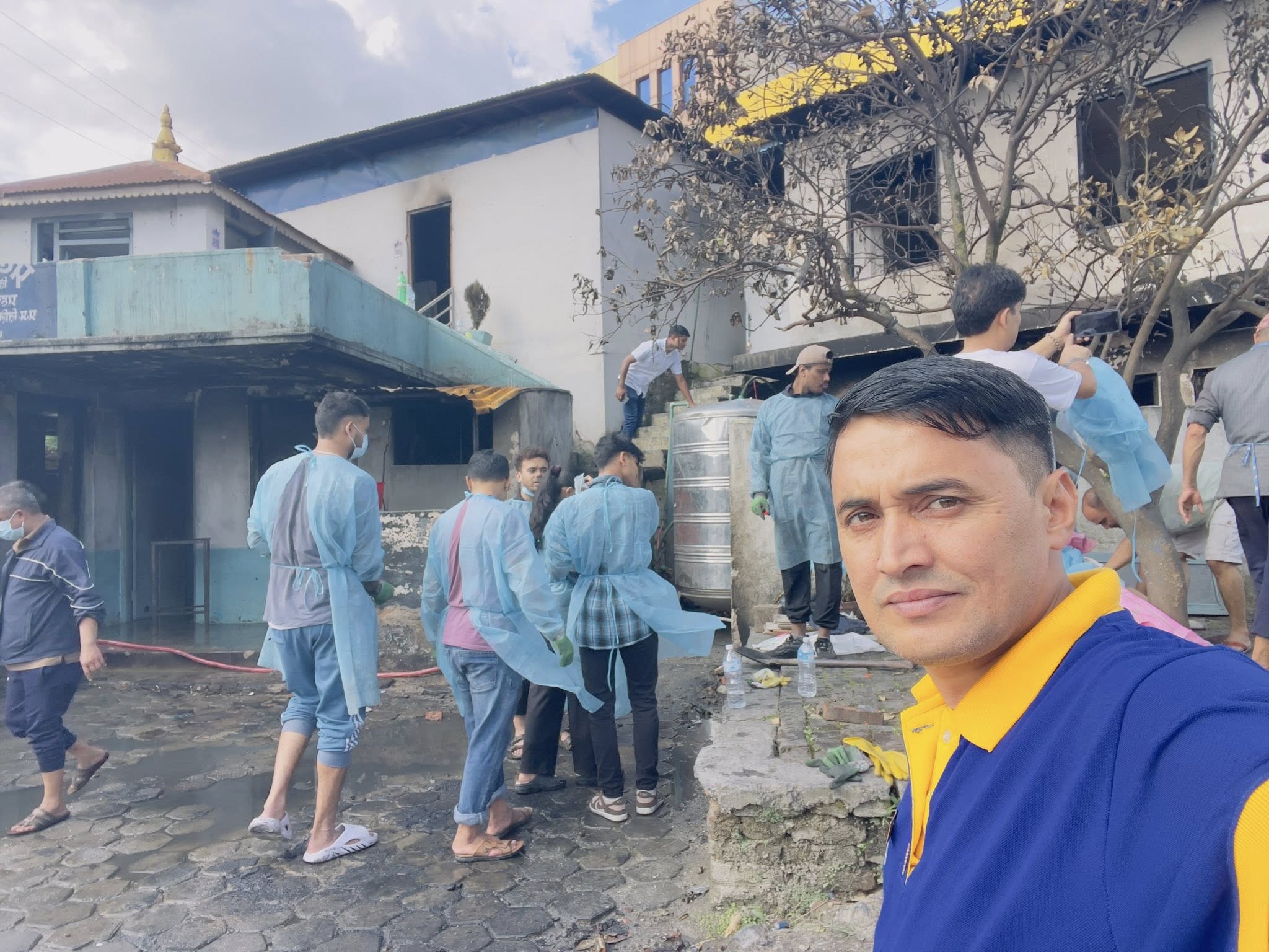 Service Project 7: Joint Club Support three Police Stations, Rescue…