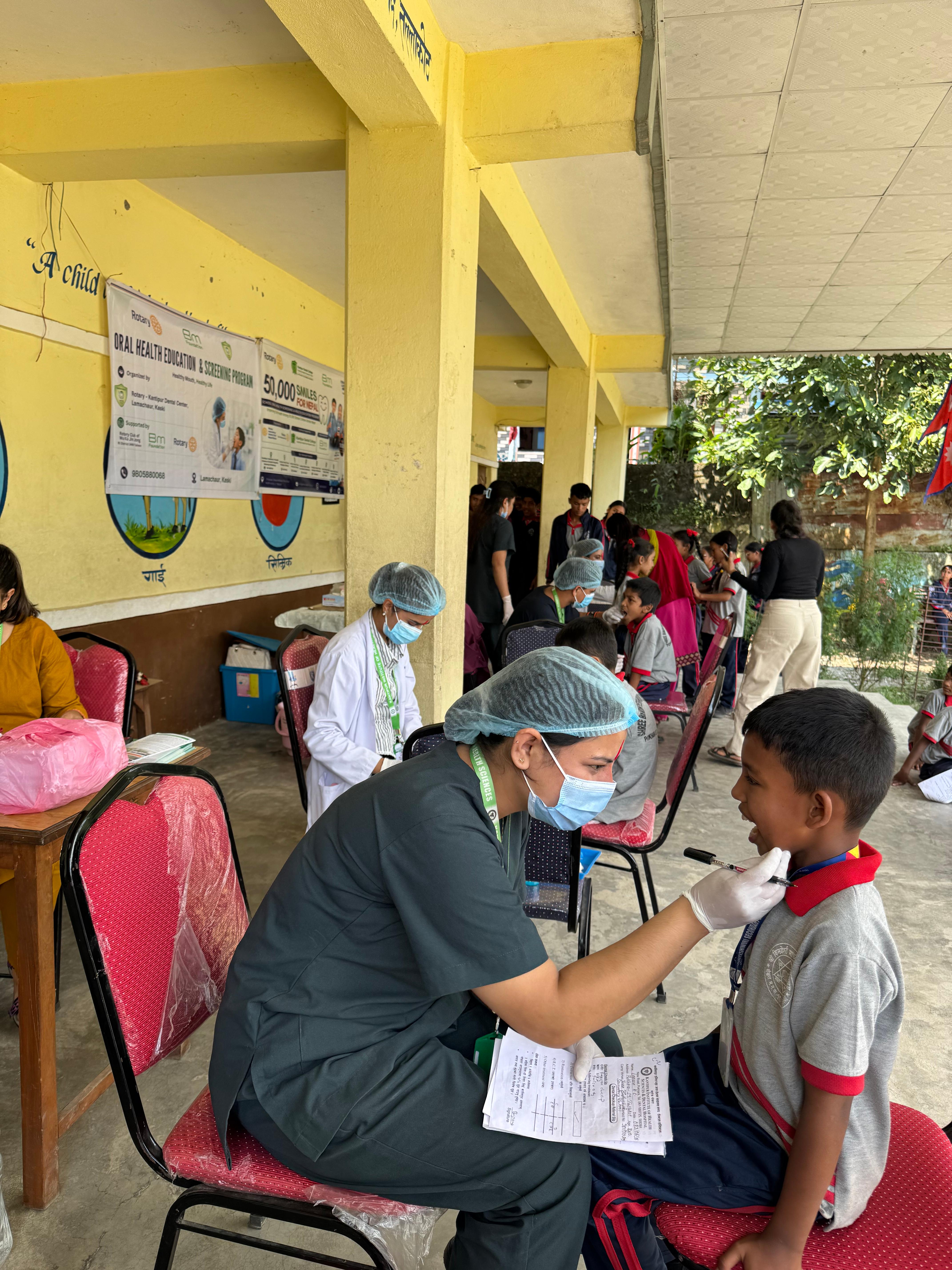 Dental and oral health awareness and check-up