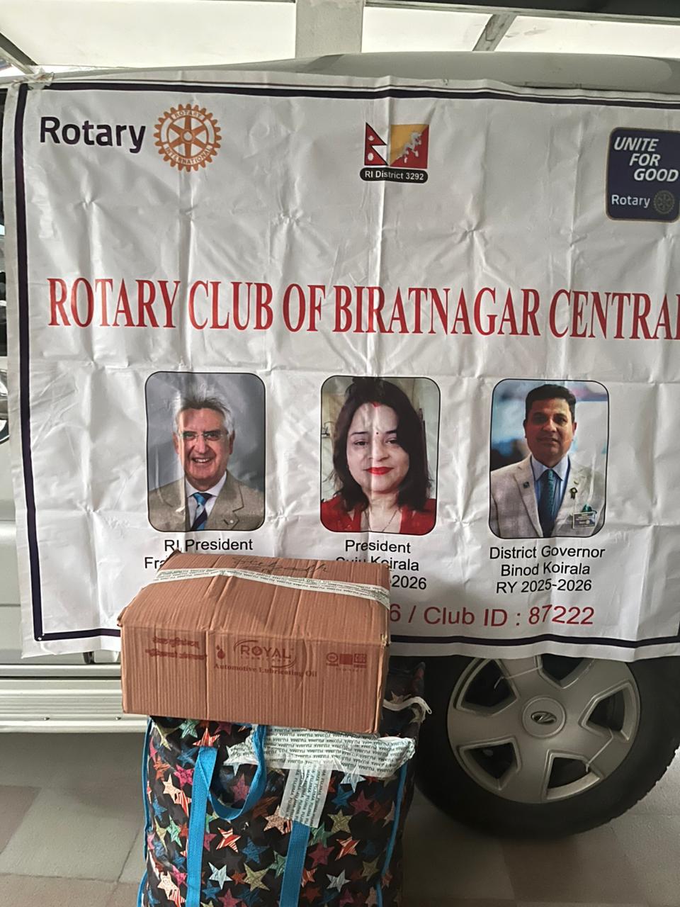 Warm Clothes & Educational Materials Handover