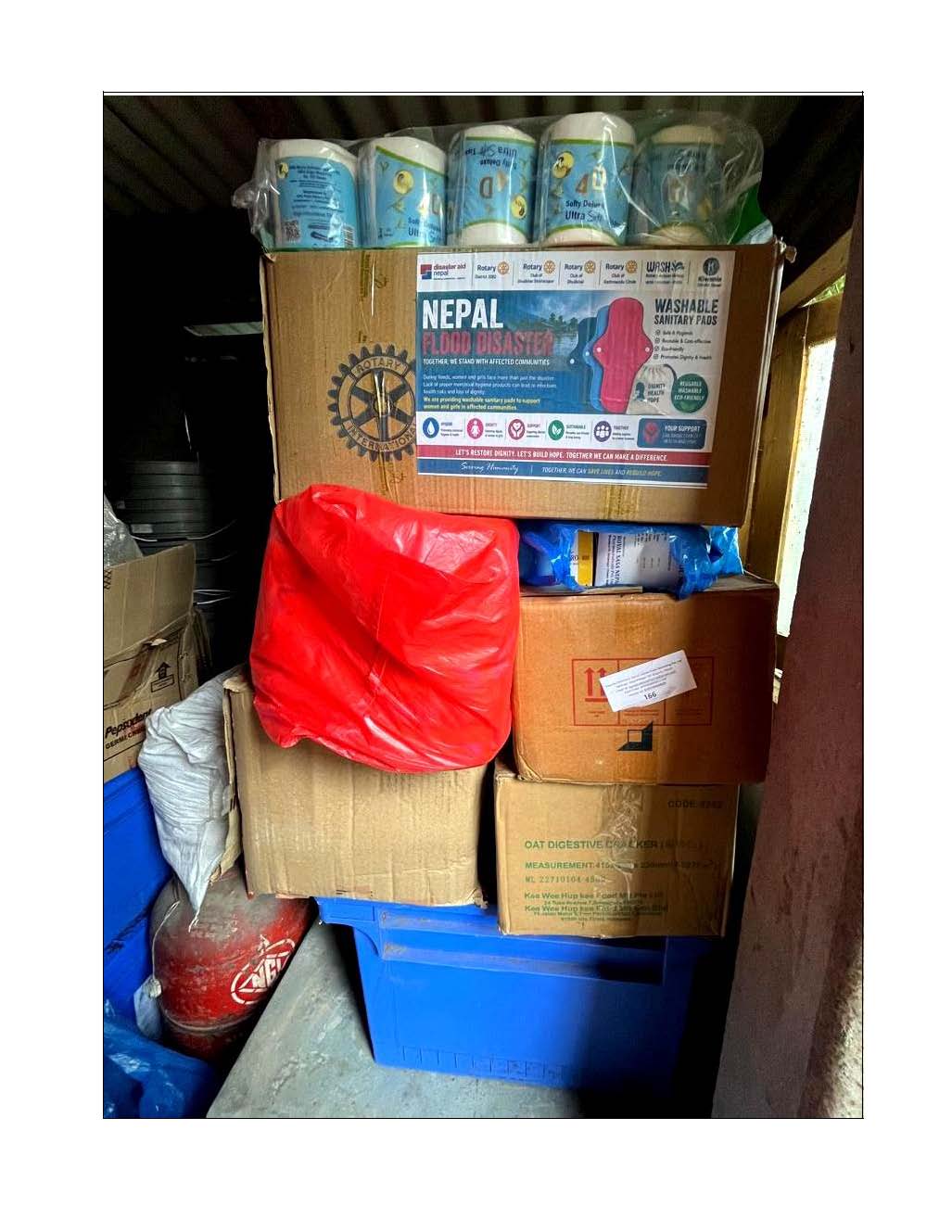 Disaster Response: Dispatch of Daily used essentials to Highland Boarding School, Dhunche.