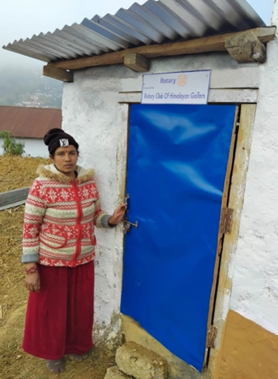 Toilet Construction in a village in Parbat