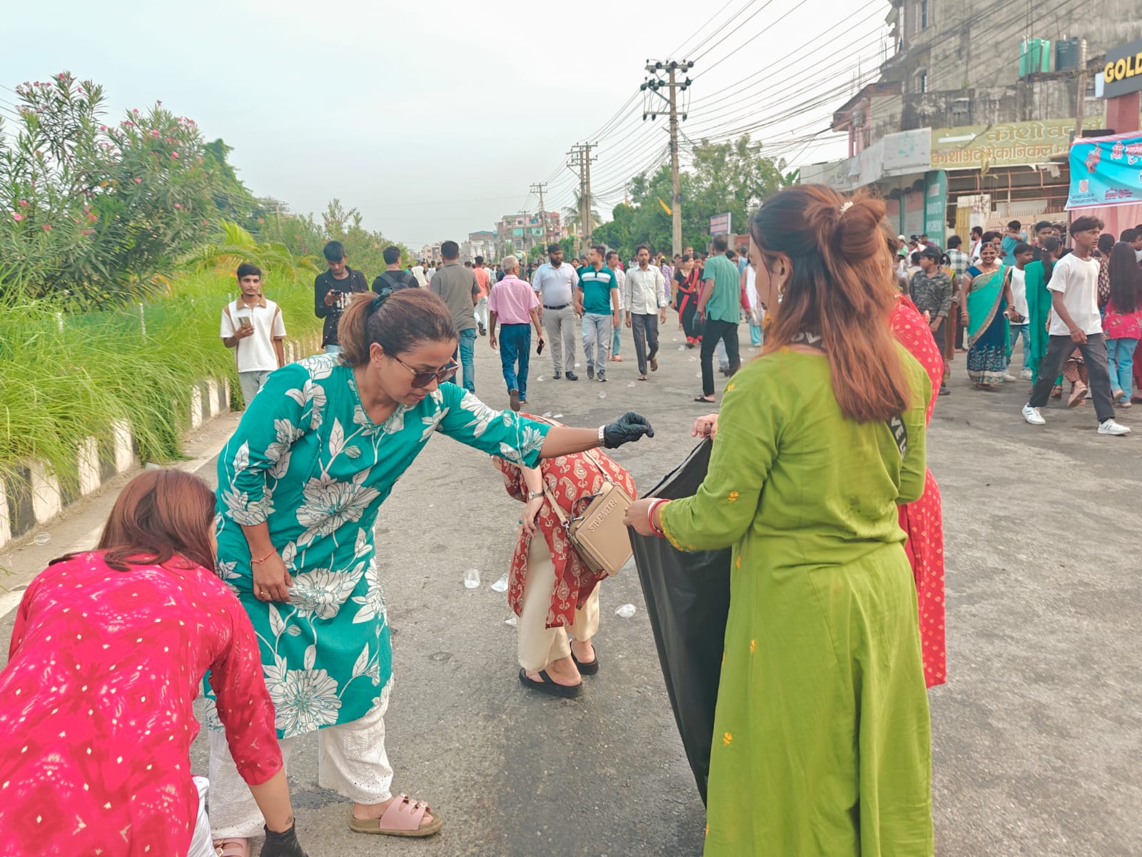 Water & Juice Distribution & Waste Management During Rath Yatra