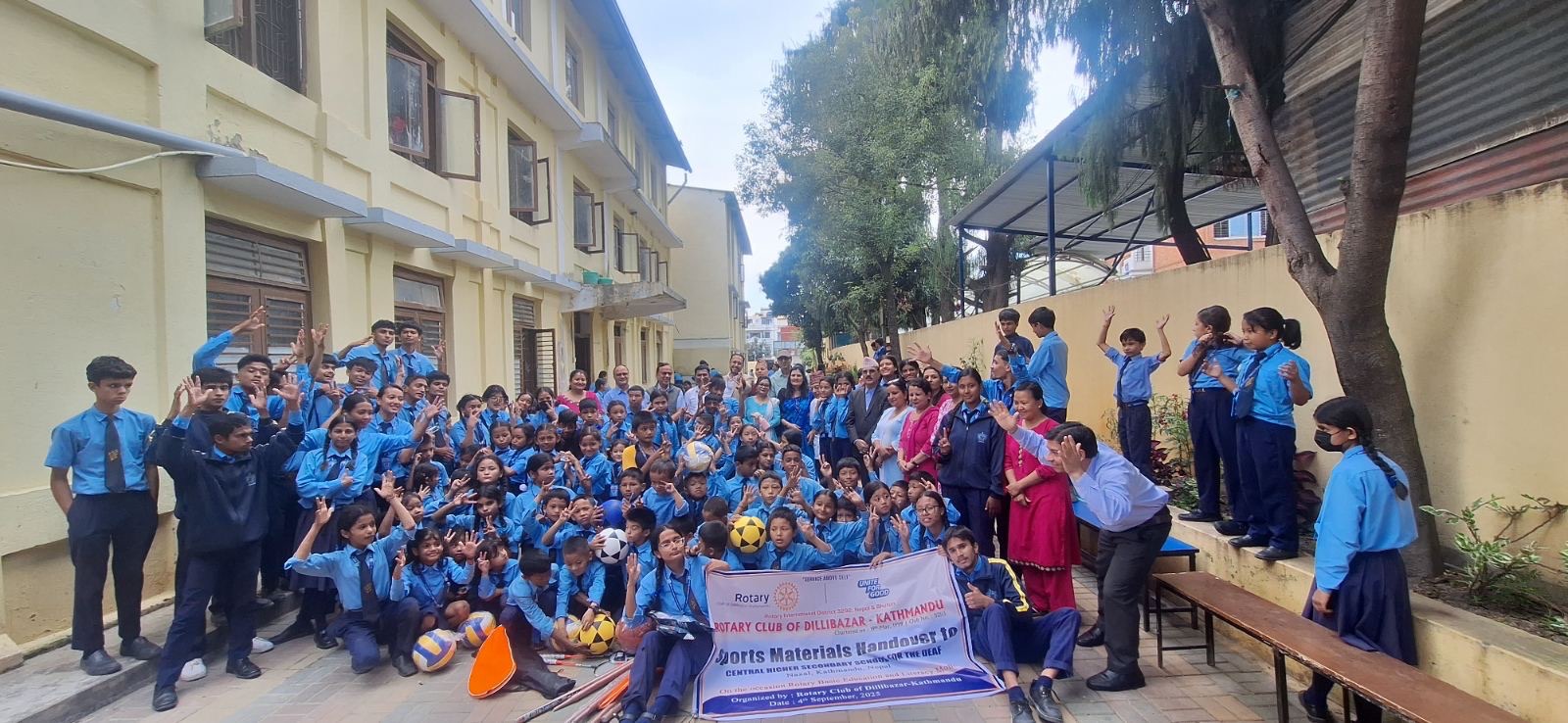 Sports Equipment Handover